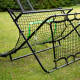 Сітка футбольна тренувальна VIRTUFIT REBOUNDER COMBI KICKBACK 113 х 106 х 61 см, чорно-зелена
