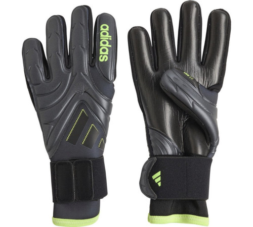 Рукавички воротарські Adidas Copa Pro czarne JN5335 р. 9,5, чорно-зелені Рукавички воротарські Adidas Copa Pro czarne JN5335 р. 9,5, чорно-зелені