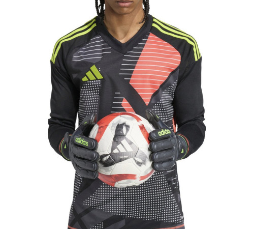 Рукавички воротарські Adidas Copa Pro czarne JN5335 р. 9,5, чорно-зелені Рукавички воротарські Adidas Copa Pro czarne JN5335 р. 9,5, чорно-зелені