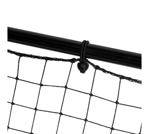 Сітка тренувальна для футболу VIRTUFIT REBOUNDER KICKBACK 100 х 100 см, чорна
