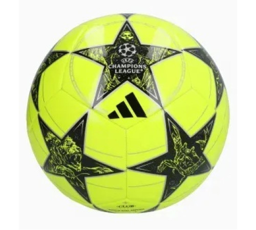 М'яч футбольний Adidas UCL Club 25/26 League Stage розмір 3, чорно-зелений