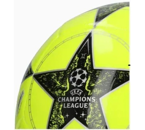 М'яч футбольний Adidas UCL Club 25/26 League Stage розмір 3, чорно-зелений