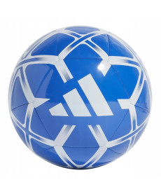 Футбольний м'яч Adidas Starlancer Club розмір 5, синьо-білий