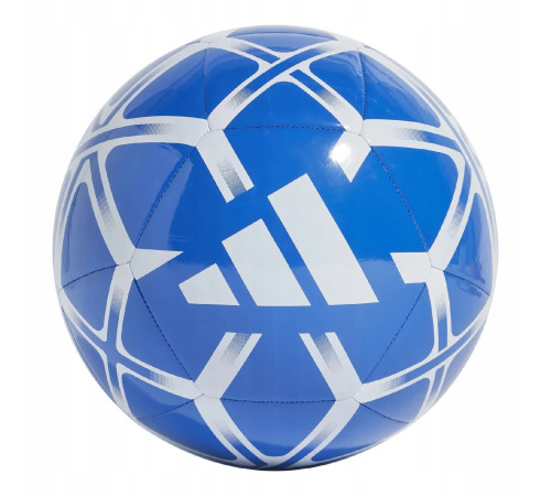 Футбольний м'яч Adidas Starlancer Club розмір 5, синьо-білий