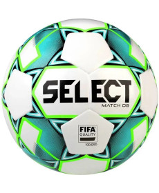 М'яч футбольний Select MATCH DB FIFA v23 розмір 5, біло-зелений