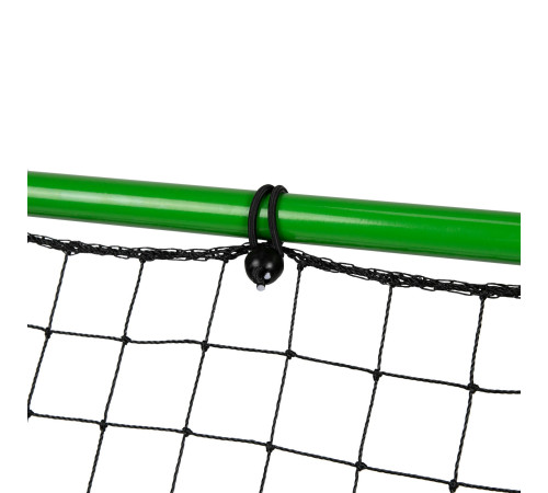 Сітка футбольна тренувальна VIRTUFIT REBOUNDER KICKBACK 100 х 100 см, зелений