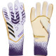 Рукавички воротарські Adidas Predator GL Pro JZ5787 р. 11, біло-фіолетові