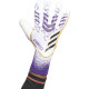 Рукавички воротарські Adidas Predator GL Pro JZ5787 р. 11, біло-фіолетові