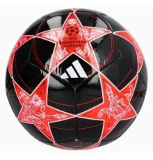 М'яч футбольний Adidas UCL Club  розмір 5, чорно-червоий