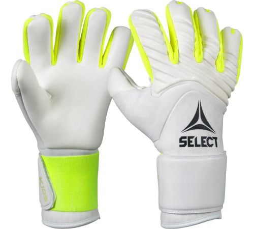 Рукавички воротарські Select Goalkeeper Gloves 88 Kids v26 розмір 7 17 см, біло-зелені