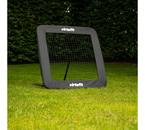Сітка тренувальна для футболу VIRTUFIT REBOUNDER PRO KICKBACK 84 х 84 см, чорна