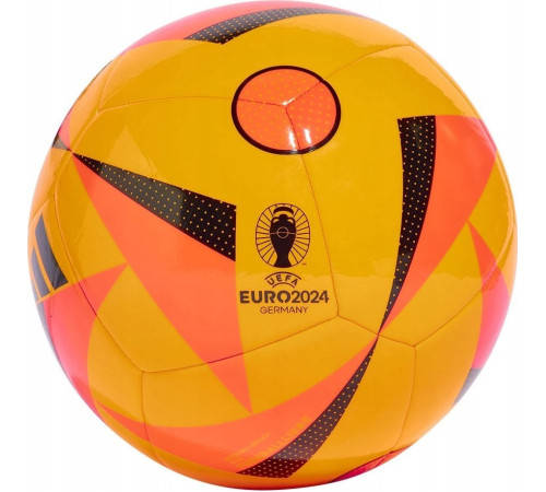 М'яч футбольний Adidas Euro24 Club Fussballliebe IP1615 розмір 3, помаранчевий М'яч футбольний Adidas Euro24 Club Fussballliebe IP1615 розмір 3, помаранчевий