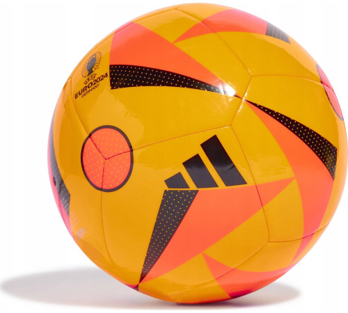 М'яч футбольний Adidas Euro24 Club Fussballliebe IP1615 розмір 3, помаранчевий М'яч футбольний Adidas Euro24 Club Fussballliebe IP1615 розмір 3, помаранчевий