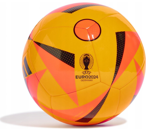 М'яч футбольний Adidas Euro24 Club Fussballliebe IP1615 розмір 3, помаранчевий М'яч футбольний Adidas Euro24 Club Fussballliebe IP1615 розмір 3, помаранчевий