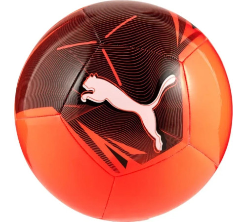 М'яч футбольний Puma Big Cat ball розмір 4, чорно-червоний