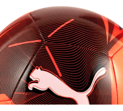 М'яч футбольний Puma Big Cat ball розмір 4, чорно-червоний