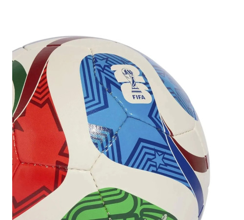 Футзальний м'яч adidas FIFA World Cup 26 Trionda Sala Training розмір 4, біло-червоний