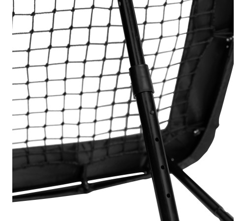 Сітка футбольна тренувальна VIRTUFIT REBOUNDER PRO KICKBACK 124 х 124 см, чорна