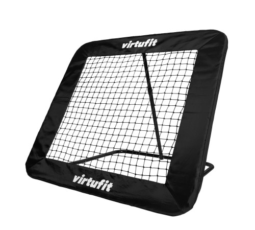 Сітка футбольна тренувальна VIRTUFIT REBOUNDER PRO KICKBACK 124 х 124 см, чорна