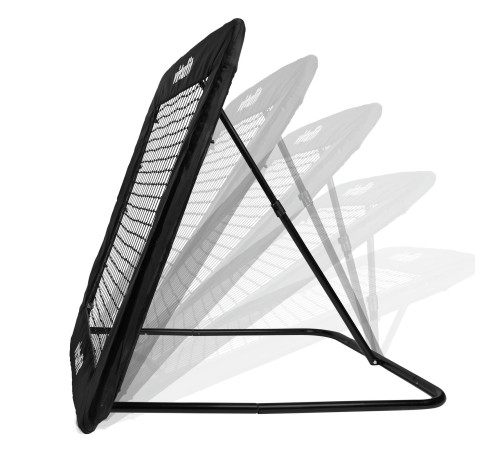 Сітка футбольна тренувальна VIRTUFIT REBOUNDER PRO KICKBACK 124 х 124 см, чорна