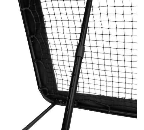 Сітка футбольна тренувальна VIRTUFIT REBOUNDER PRO KICKBACK 124 х 124 см, чорна