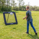 Сітка футбольна тренувальна VIRTUFIT REBOUNDER PRO KICKBACK 124 х 124 см, чорна