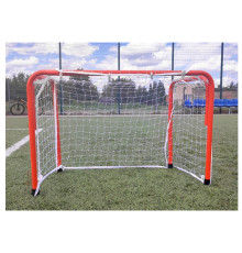 Ворота футбольні Yakimasport 90 х 60 х 40 см, помаранчево-білі