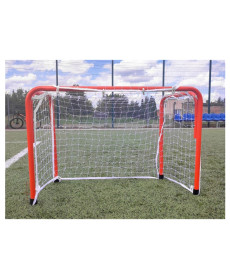Ворота футбольні Yakimasport 90 х 60 х 40 см, помаранчево-білі