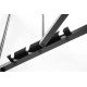 Сітка тренувальна для футболу Yakimasport Rebounder PRO 120 х 120 см, помаранчево-чорний