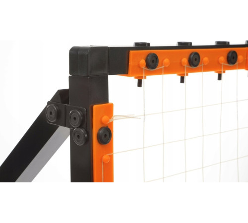 Сітка тренувальна для футболу Yakimasport Rebounder PRO 120 х 120 см, помаранчево-чорний Сітка тренувальна для футболу Yakimasport Rebounder PRO 120 х 120 см, помаранчево-чорний