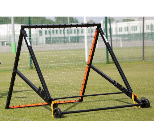 Сітка тренувальна для футболу Yakimasport Rebounder PRO 120 х 120 см, помаранчево-чорний Сітка тренувальна для футболу Yakimasport Rebounder PRO 120 х 120 см, помаранчево-чорний
