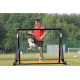 Сітка тренувальна для футболу Yakimasport Rebounder PRO 120 х 120 см, помаранчево-чорний