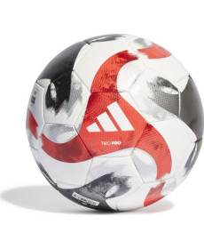  М'яч футбольний Adidas TIRO PRO HT2428 розмір 5, біло-червоний