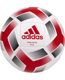 М'яч футбольний Adidas Starlancer Plus IA0969 розмір 5, біло-червоний