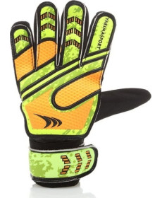 Рукавички воротарські Yakimasport Goal Blocker р.6, жовто-помаранчеві
