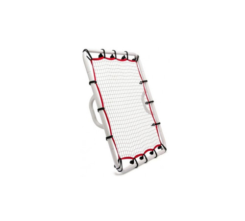 Сітка тренувальна для футболу Yakimasport Rebounder 80 x 80 см, біло-червона Сітка тренувальна для футболу Yakimasport Rebounder 80 x 80 см, біло-червона
