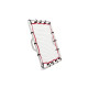 Сітка тренувальна для футболу Yakimasport Rebounder 80 x 80 см, біло-червона