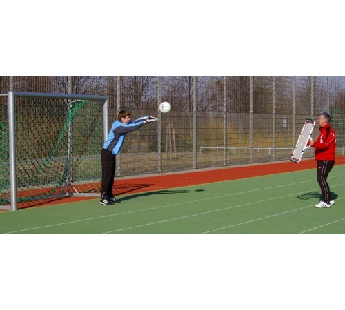 Сітка тренувальна для футболу Yakimasport Rebounder 80 x 80 см, біло-червона Сітка тренувальна для футболу Yakimasport Rebounder 80 x 80 см, біло-червона