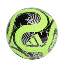 М'яч футбольний Adidas World Cup 26 Trionda Club розмір 5, чорно-зелений