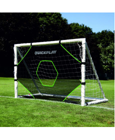 Мішень для футбольних воріт Quickplay Target Net Light 180 х 120 см, чорно-зелена