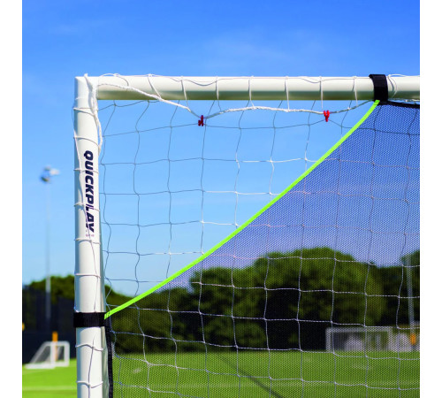 Мішень для футбольних воріт Quickplay Target Net Light 180 х 120 см, чорно-зелена