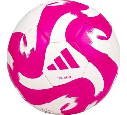 М'яч для футболу Adidas Tiro Club біло-рожевий HZ6913 4 М'яч для футболу Adidas Tiro Club біло-рожевий HZ6913 4