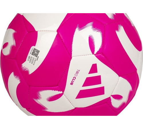 М'яч для футболу Adidas Tiro Club біло-рожевий HZ6913 4 М'яч для футболу Adidas Tiro Club біло-рожевий HZ6913 4