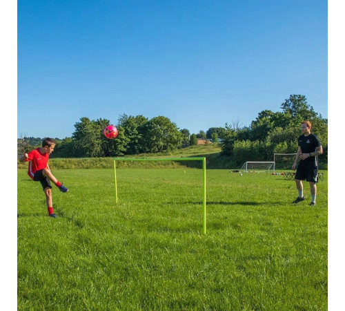 Ворота футбольні QUICKPLAY Kickabout 240 х 150 см, жовті