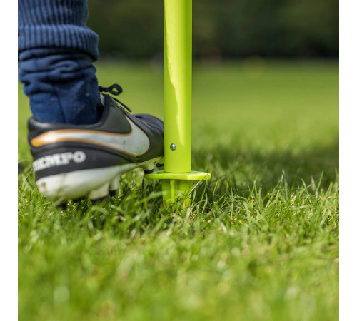 Ворота футбольні QUICKPLAY Kickabout 240 х 150 см, жовті