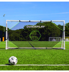 Мішень для футбольних воріт Quickplay Target Net Light 240 х 150 см, чорно-зелена