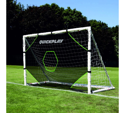 Мішень для футбольних воріт Quickplay Target Net Light 240 х 150 см, чорно-зелена