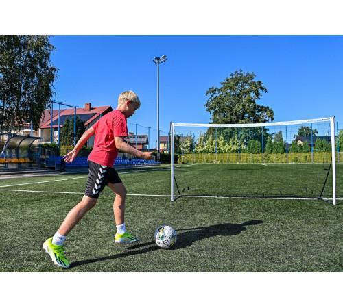 Ворота футбольні Yakimasport Flex 300 х 155 см, білі