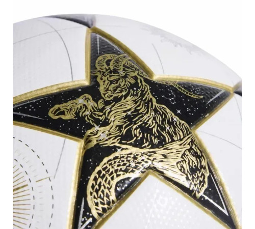 М’яч для футболу Adidas Finale 2026 League FIFA розмір 4, чорно-білий