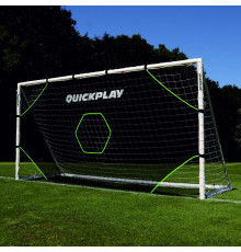 Мішень для футбольних воріт Quickplay Target Net Light 360 х 180 см, чорно-зелена